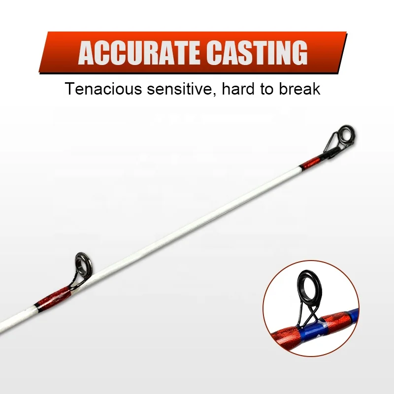 Factory Custom Fishing Rod Ugly Stick 2 Section Bait Casting Rod Fishing Accessories Long Casting Fiber Glass Fishing Rods