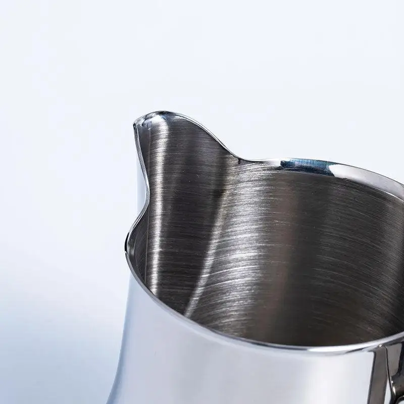 Customize Color Long Spout Milk Frothing Jug 350ml 500ml Coffee Latte Art Pitcher Stainless Steel Milk Steaming Frothing Pitcher