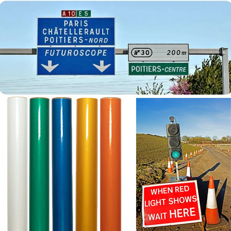 Free Sample Waterproof PET Reflective Film Glass Bead Engineer Grade Reflective Sheeting Material