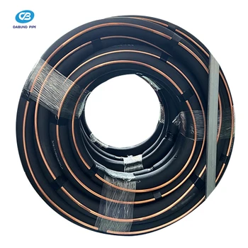 Top Quality 1/4" 3/8" 7/8" Insulated Black Rubber Copper Pipe Air Conditioner Line Set