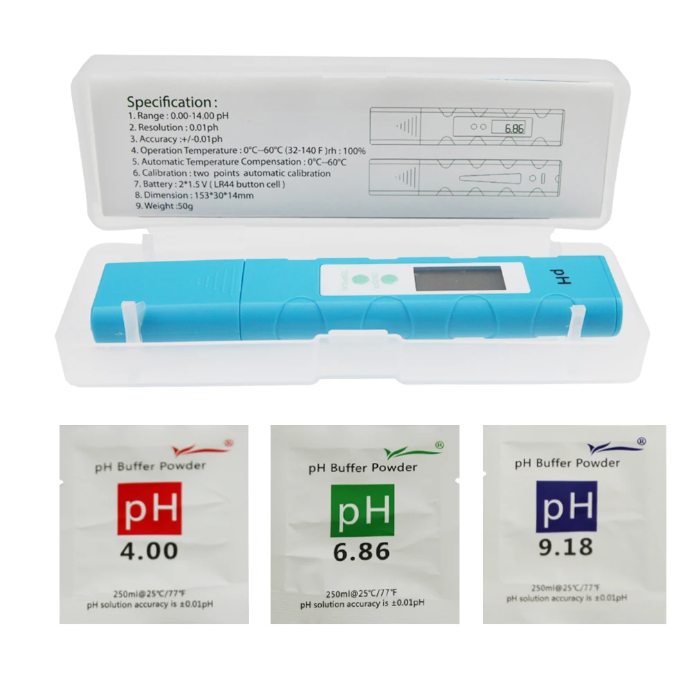 Высокоточный цифровой рН-метр в виде ручки для воды