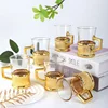 Stile H: Set di bicchieri a righe da 75 ml