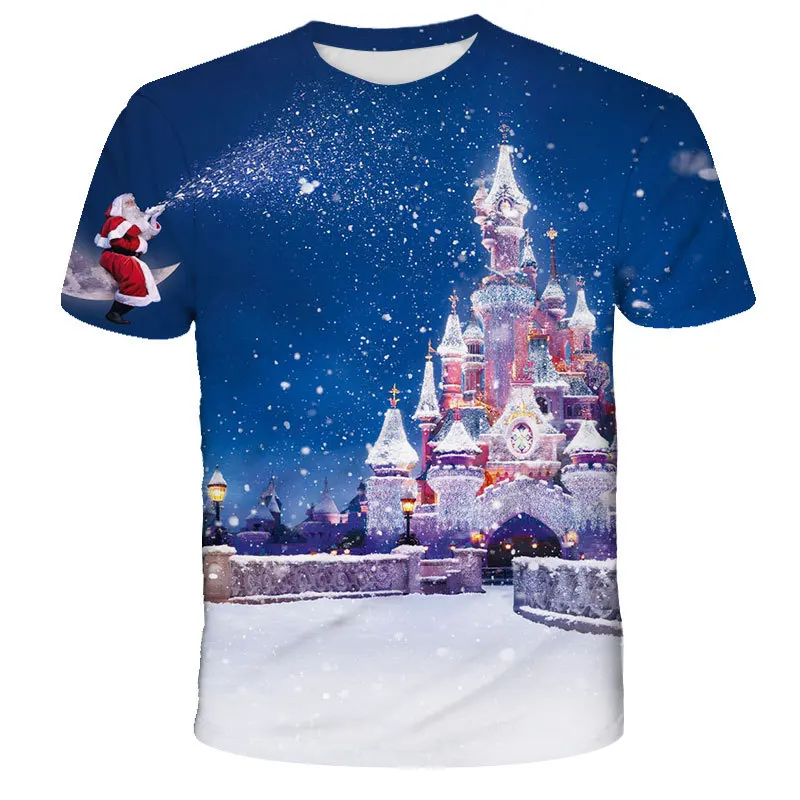 Buy 3d Print Christmas T Shirt Latest 