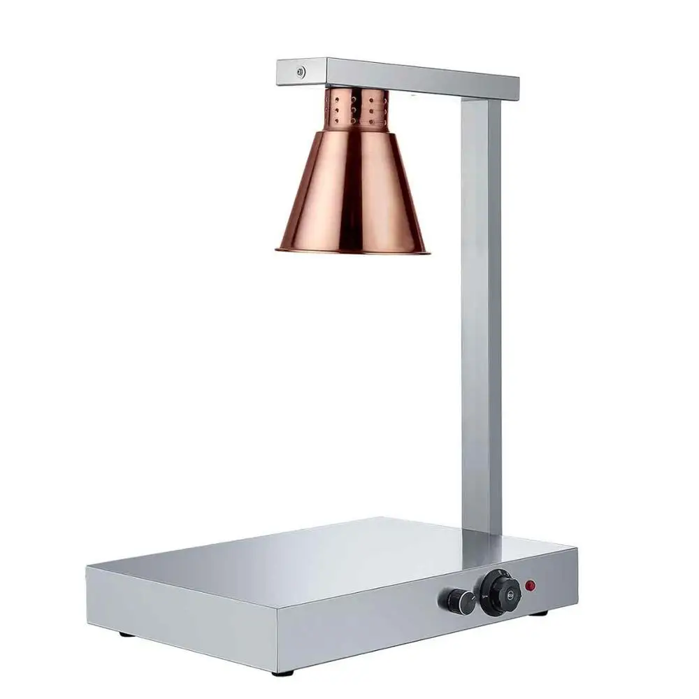 275W Rose gold cheap Food Heater Lamp/Heating Warmer /Buffet Food Warmer light/hot food warmer buffet