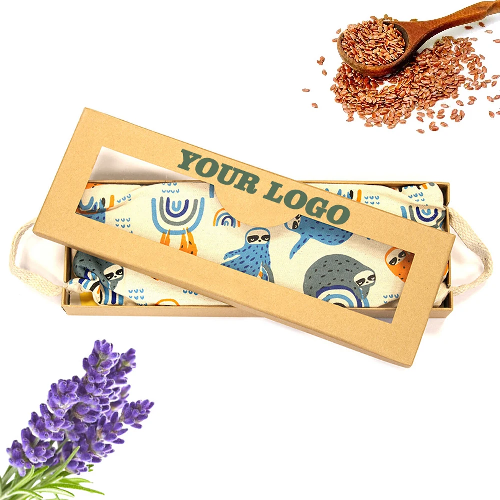 high quality reusable microwavable wheat bag pillow lavender therapy neck menstruation heating pad reusable moist heat pack
