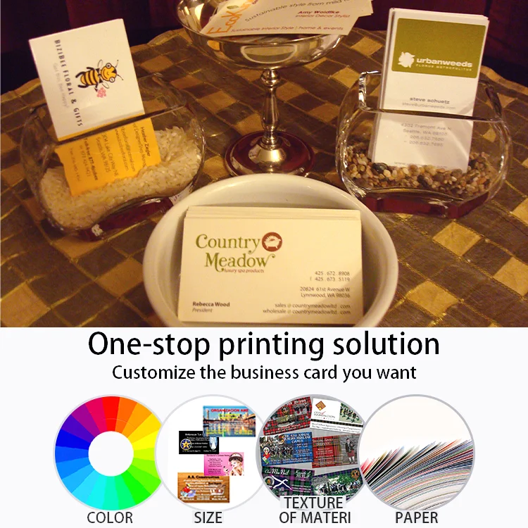 High Quality Free Design Custom Personalized Unique Creative Luxury Business Card with logo