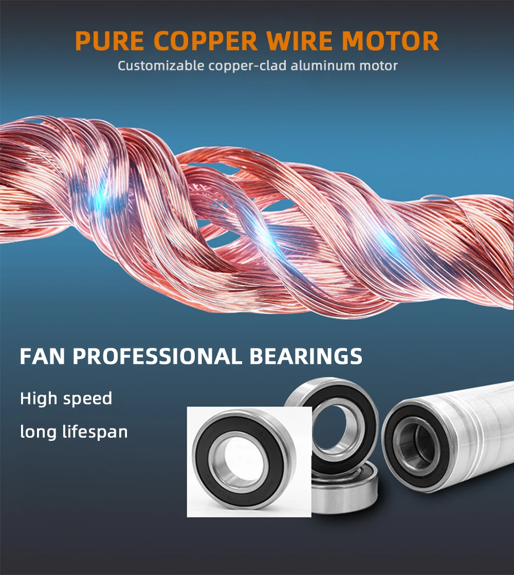Mounted Electric Metal Fan, 750mm, Wall - detail 10