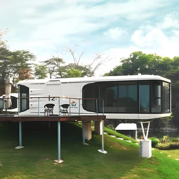 New Design Aluminum Hotel Mobile Integrated Modular Luxury Outdoor Space Capsule House