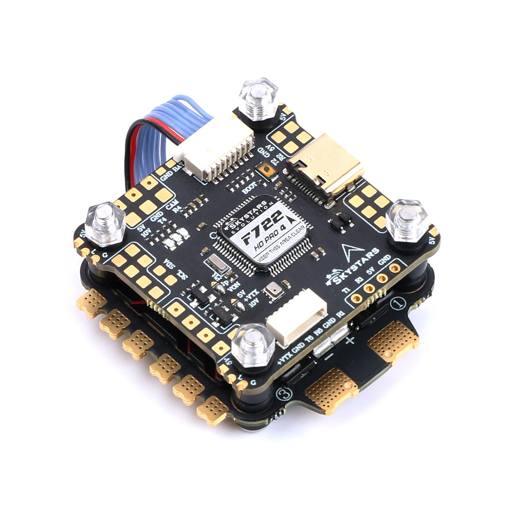 Newset Hoshi Skystars F7 Hd4+km65 Bl32-65a 4in1 3-6s Esc Blheli32 128k ...