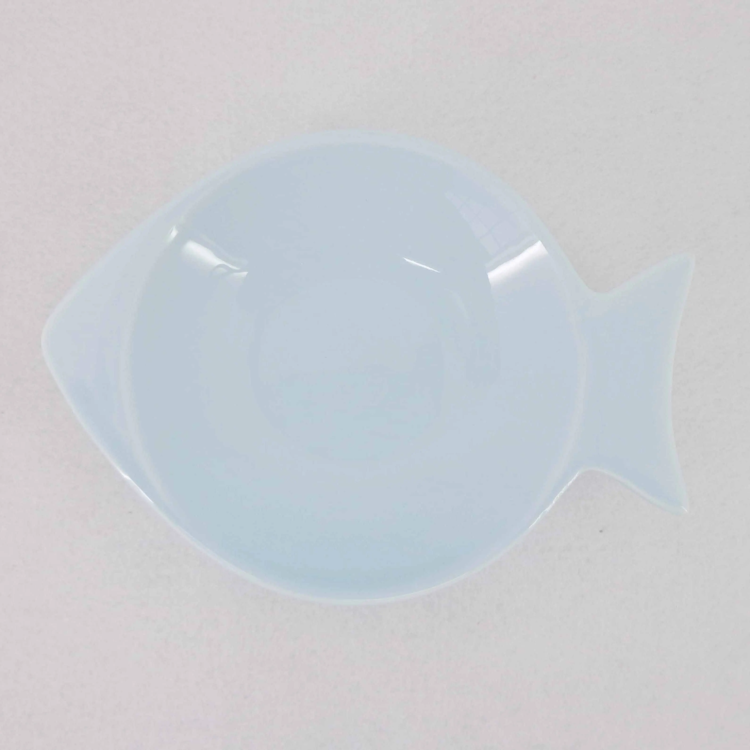 Blue Tableware Porcelain Fish Shape Cute Dishes Nuts Caviar Salad Plates
