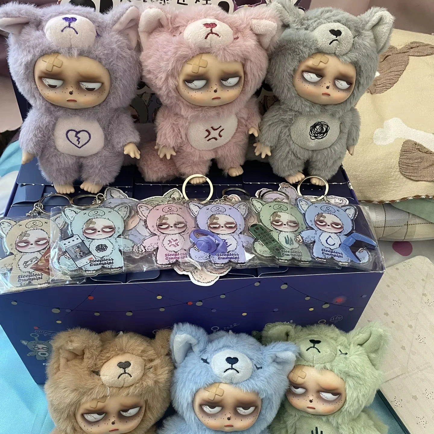 バラ売り可　（3点）Sleepless Grumpipi ぬいぐるみセット 新しいストックきました！ SLEEPLESS GRUMPIPI ぬいぐるみ