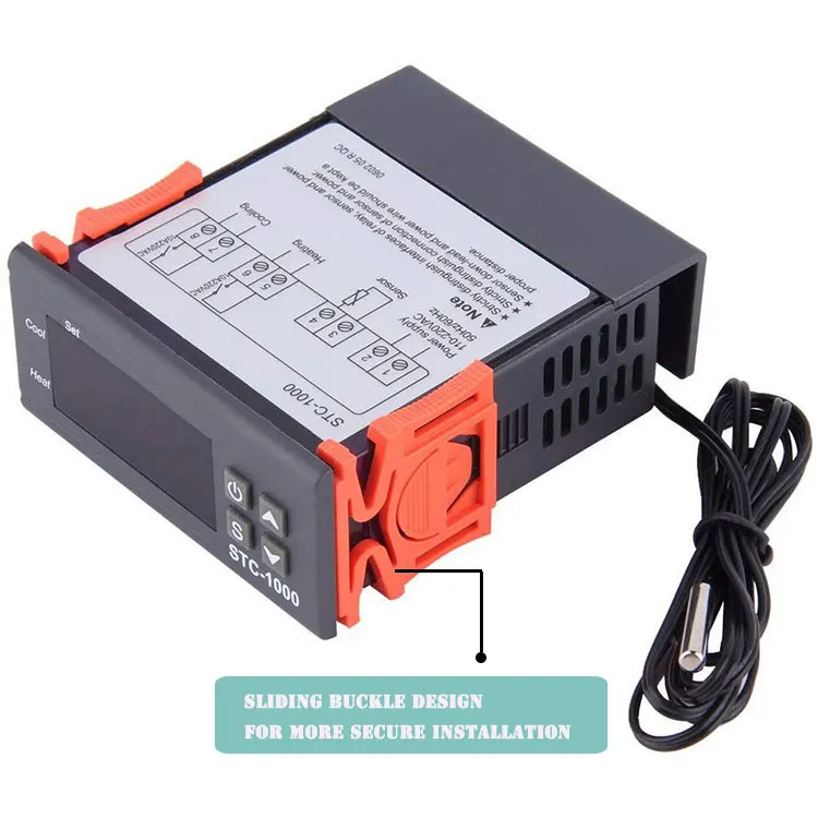 STC-1000 Digital Temperature Controller STC 1000 Thermostat for Fermentation Egg Incubator Homebrew Heating Cooling 12V 24V