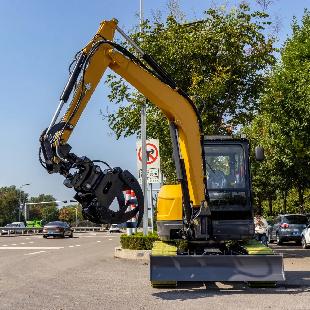 HIGHTOP HT65 хидраулични гусенични багер 6500кг пољопривредни употребљени мини багери машина