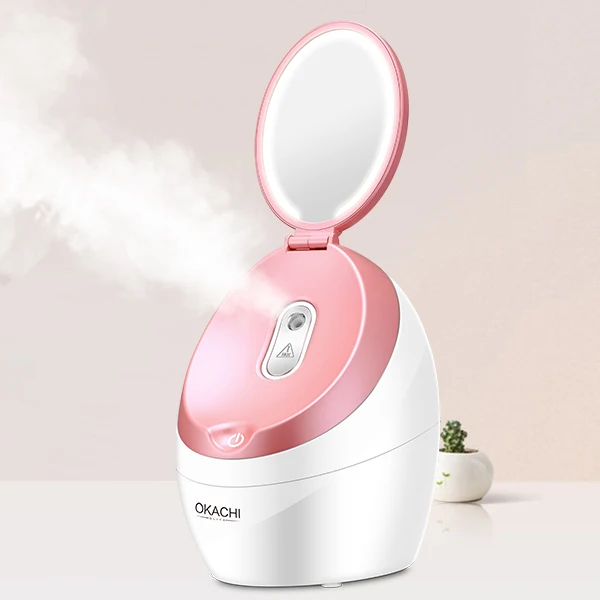 CE ROHS Wholesale Private Label Face Steamer Facial Spa Sauna Nano Ionic with Makeup