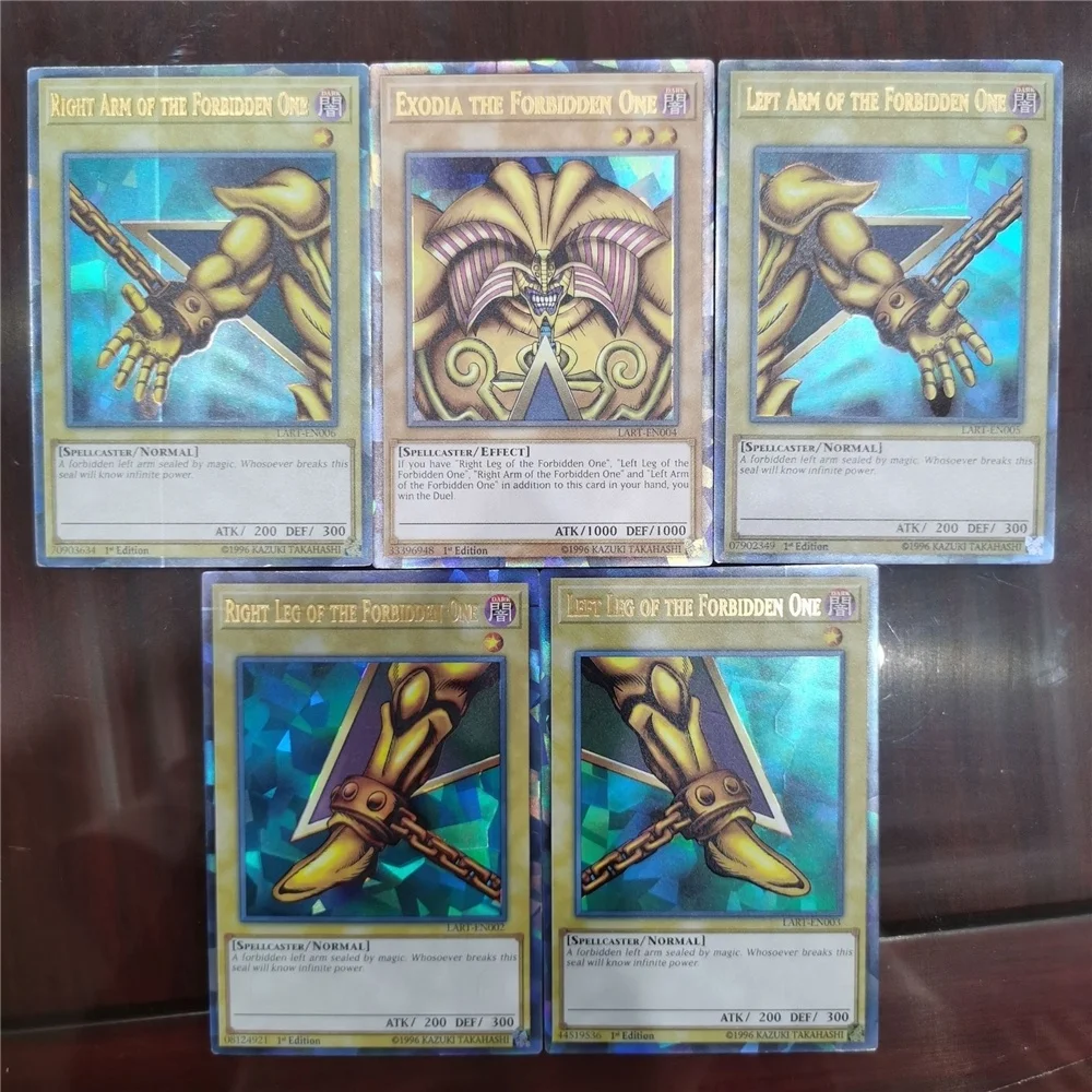 100 Pcs/box Kids Gift Anime Yu-Gi-Oh Cards Toy Blue Eyes Dark Magician  Exodia Obelisk Yugioh Classic DIY Game Card