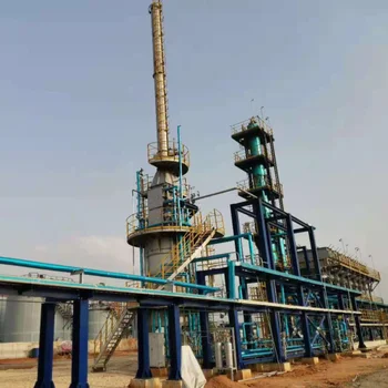 Oil Gas Purification Plant Oil Distillation Refinery Plant for Converting to Diesel