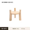 Estante pequeño para barriles de madera de haya.