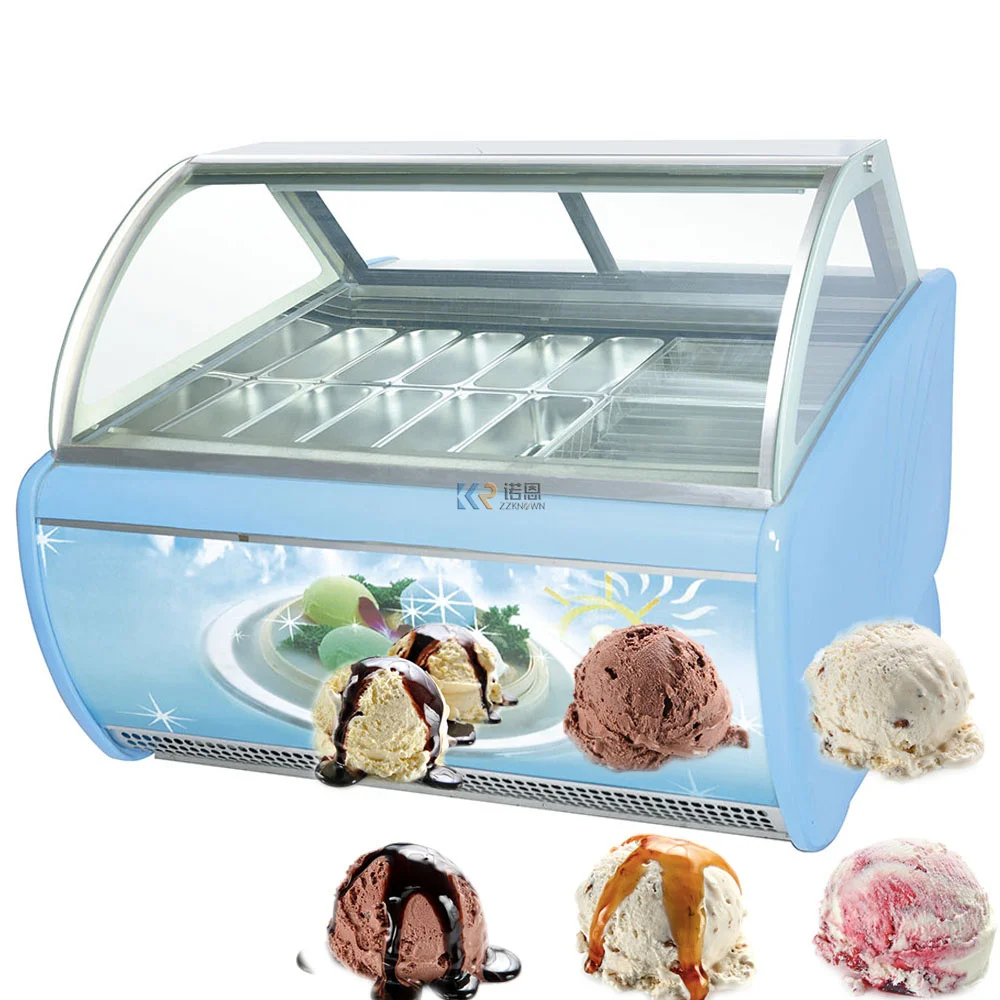 2025業務用デスクトップアイスクリームディスプレイキャビネット