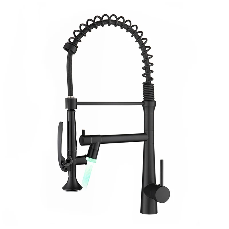 China Black Tap Watermark Keukenkraan Led Pull Down Kitchen Faucet With Pull Down Sprayer Buy Kitchen Faucet Pull Down Spray Led Pull Down Kitchen Faucet Pull Down Kitchen Faucet With Pull Down Sprayer