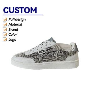 Fashionable Trendy Custom Men's Casual Sneakers Versatile Simple Temperament Leather Height Increasing Custom All Seasons