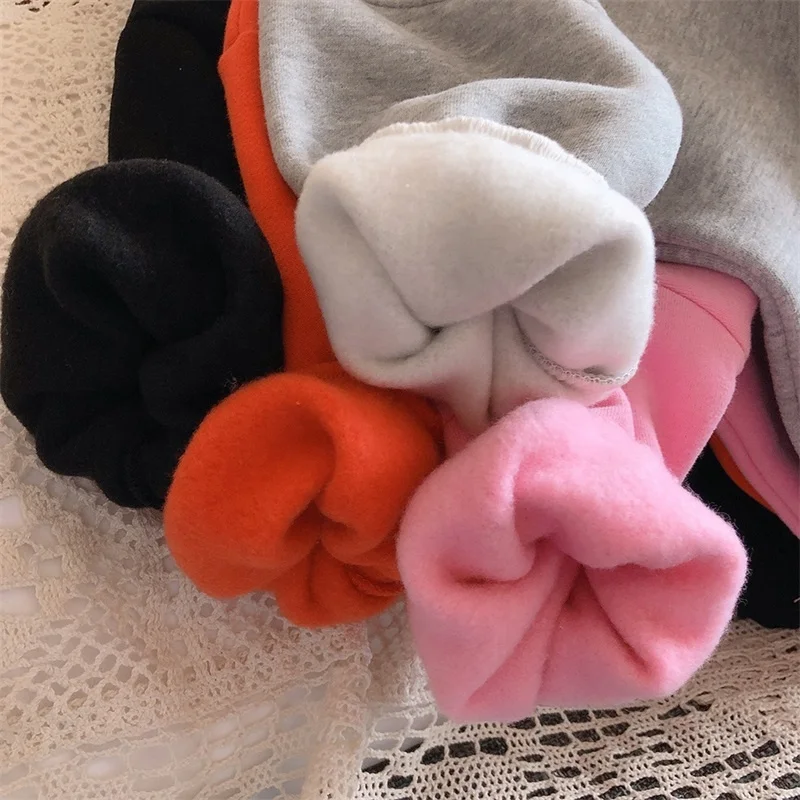 Лидер продаж осенне-зимняя теплая толстовка для мальчиков и девочек с изображением медведя Детский плюшевый пуловер карамельных цветов