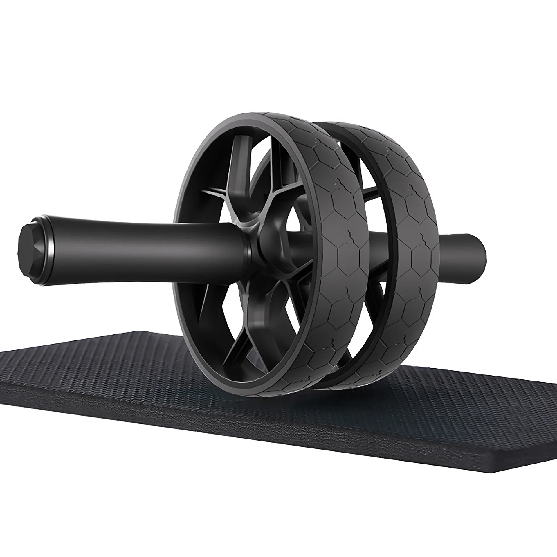 Men's Abdominal Double Wheel Anti-Slip Tree-Shaped Support Gym Fitness Exercise product detail 1