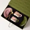 Good luck peach blossom cup gift box