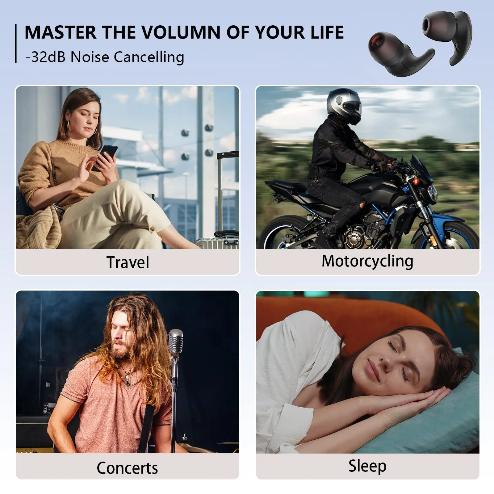 Howard Leight Industrial Ear Plugs Blue Custom Molded Reusable Ear Plugs - 10-Minute Mold Kit, NRR 26 Hearing Protection, Made In USA Custom Ear Plugs Nrr26 - Foto 4