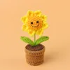 4 circles pointed smiley face-small wool basin