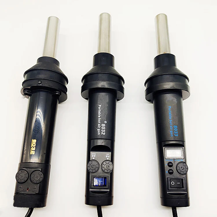 Цифровой дисплей электрический горячий Воздушный пистолет ЖК-дисплей с цифровым дисплеем контроля температуры модель Тепловая пушка 34*15*10 см 0,98 кг, 980g 120L,100% OEM