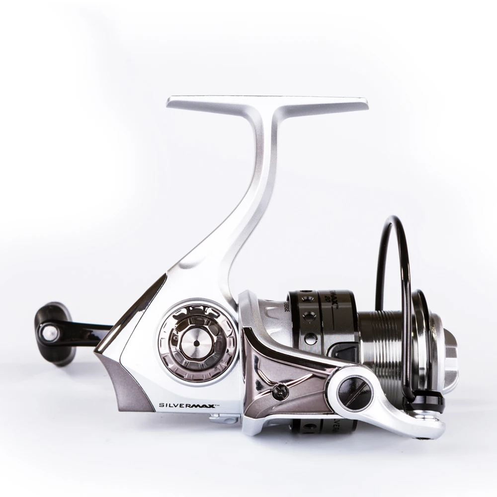 Abu Garcia Silver Max Spinning Reel with 20 5.1:1 Ratio 6 Bearings