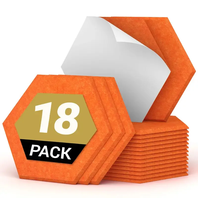 New Arrival Polyester Flame Retardant Pet Felt Acoustic Panel Modern Design Style Sound Absorbing Material