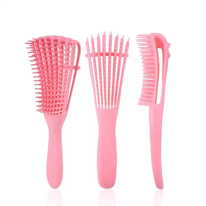 Factory Sale Custom Logo Private Label Hair Brush Scalp Massage Curly ...