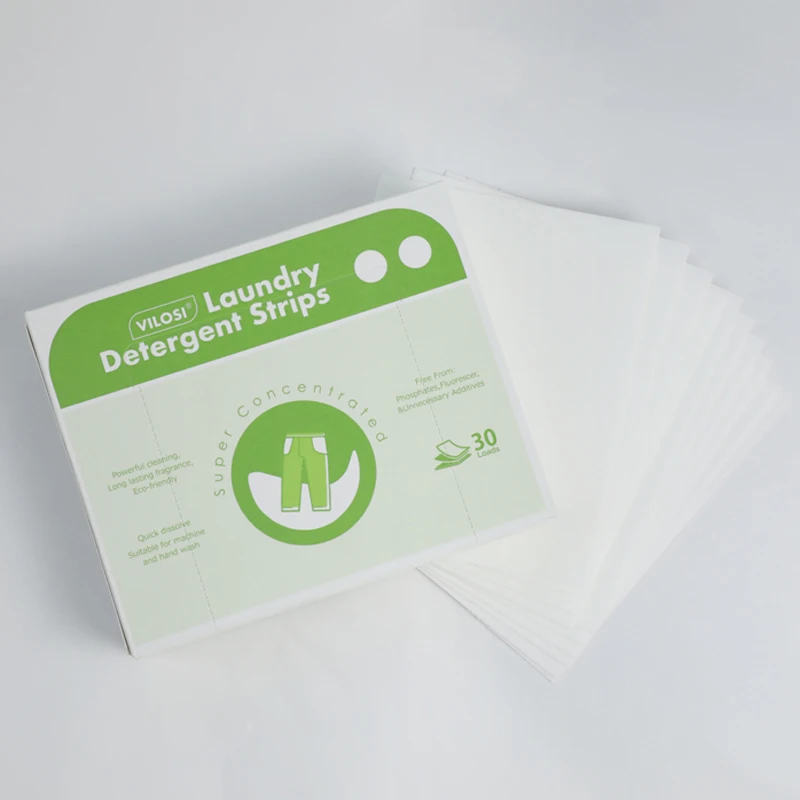 Eco Friendly Biodegradable Pure Natural Plant Laundry Detergent Sheet