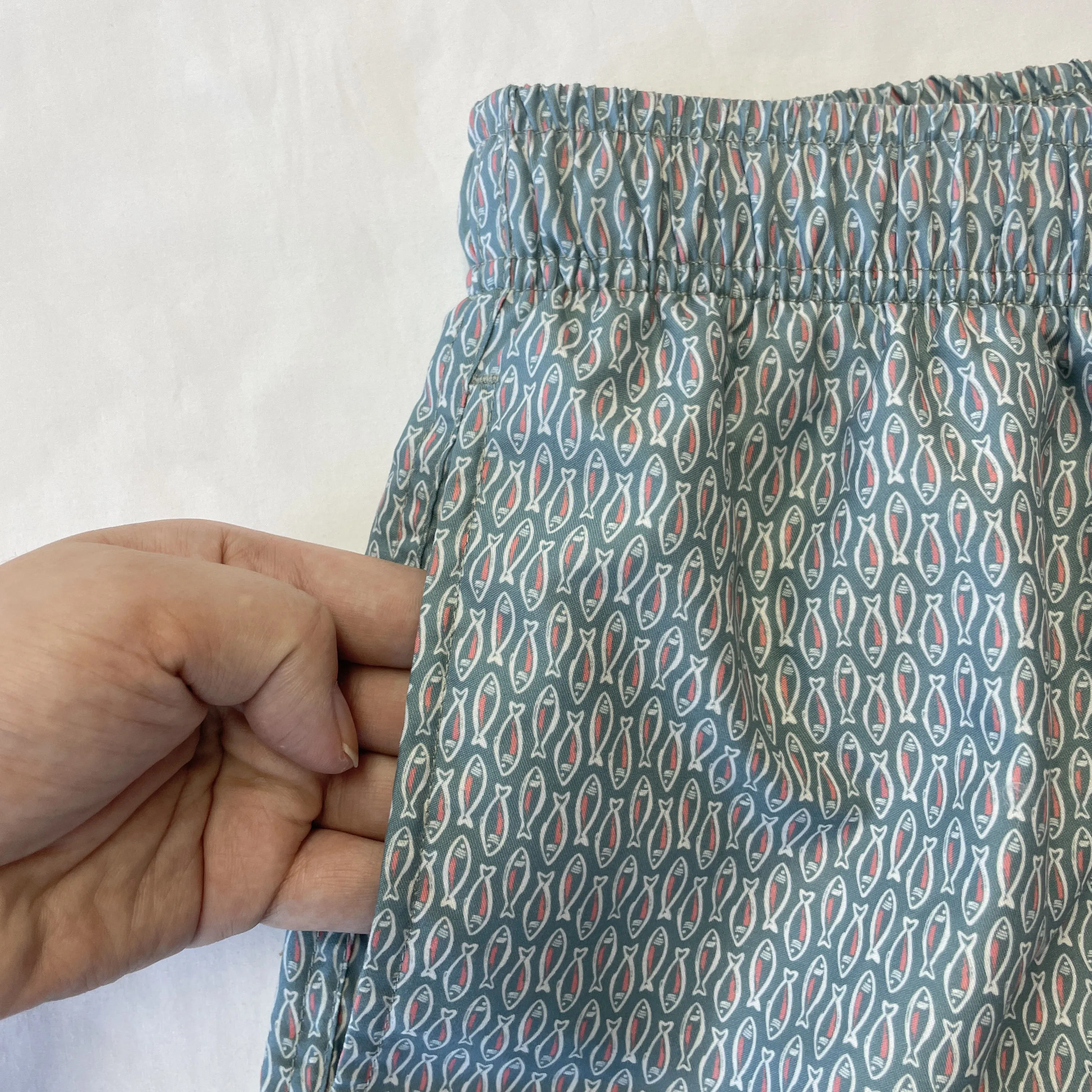 Yilong Men's Spandex/Polyester Worsted Fabric Short Swimming Trunks with Elastic Waist Breathable & Quick Drying Pockets details
