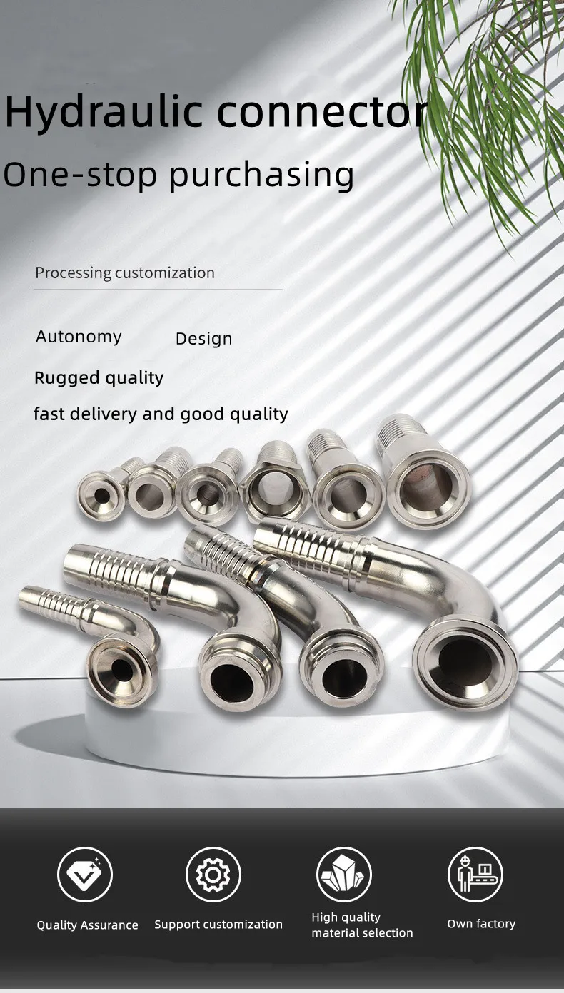 Elbow Female Metric Hydraulic Fitting Hose Fitting For Excavator Buy