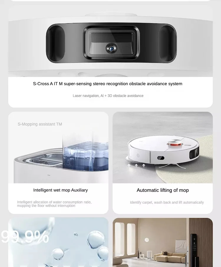 Xiaomi Mijia Allround Sweeping Robot Automatic Cleaning Sweeping And