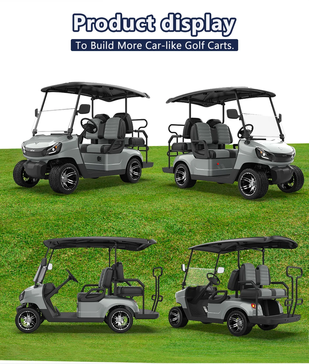 New Brand Custom Golf Carts Electric 4 Seater Golf Buggy Electric Golf