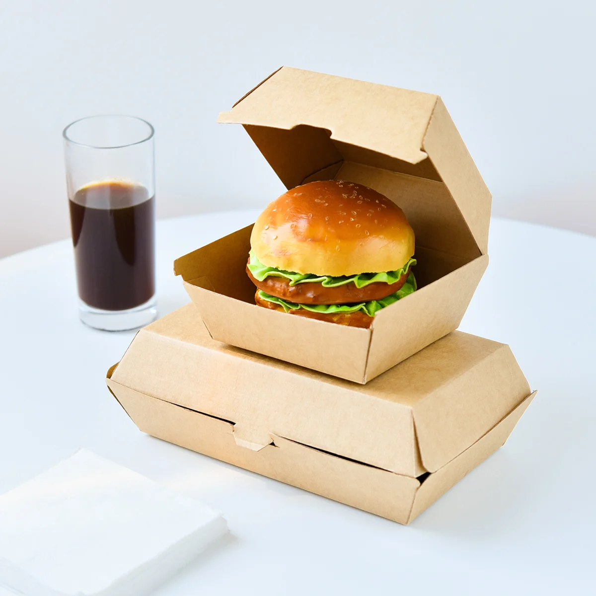 Custom Disposable Takeaway Biodegradable Printed Paper Fast Food