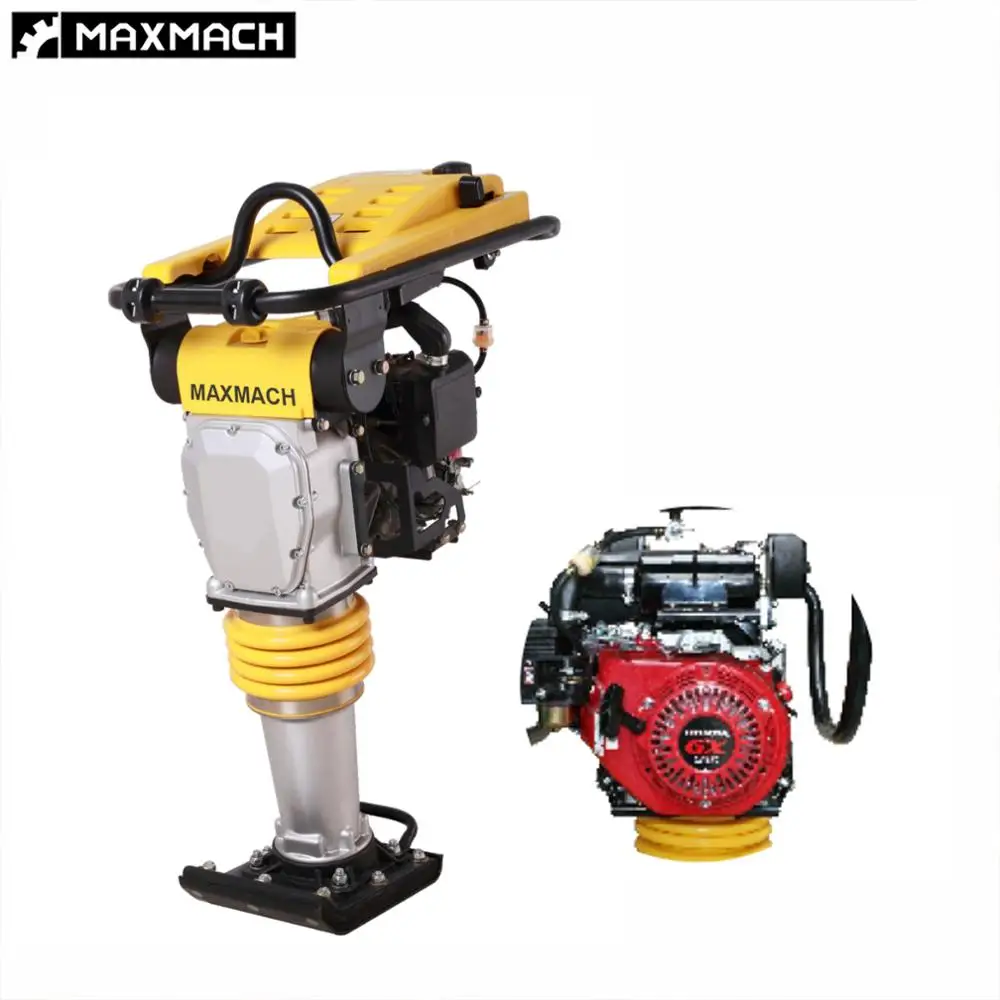 High Quality  Hand Push Earth Sand Soil Impact Vibration Tamping Rammer
