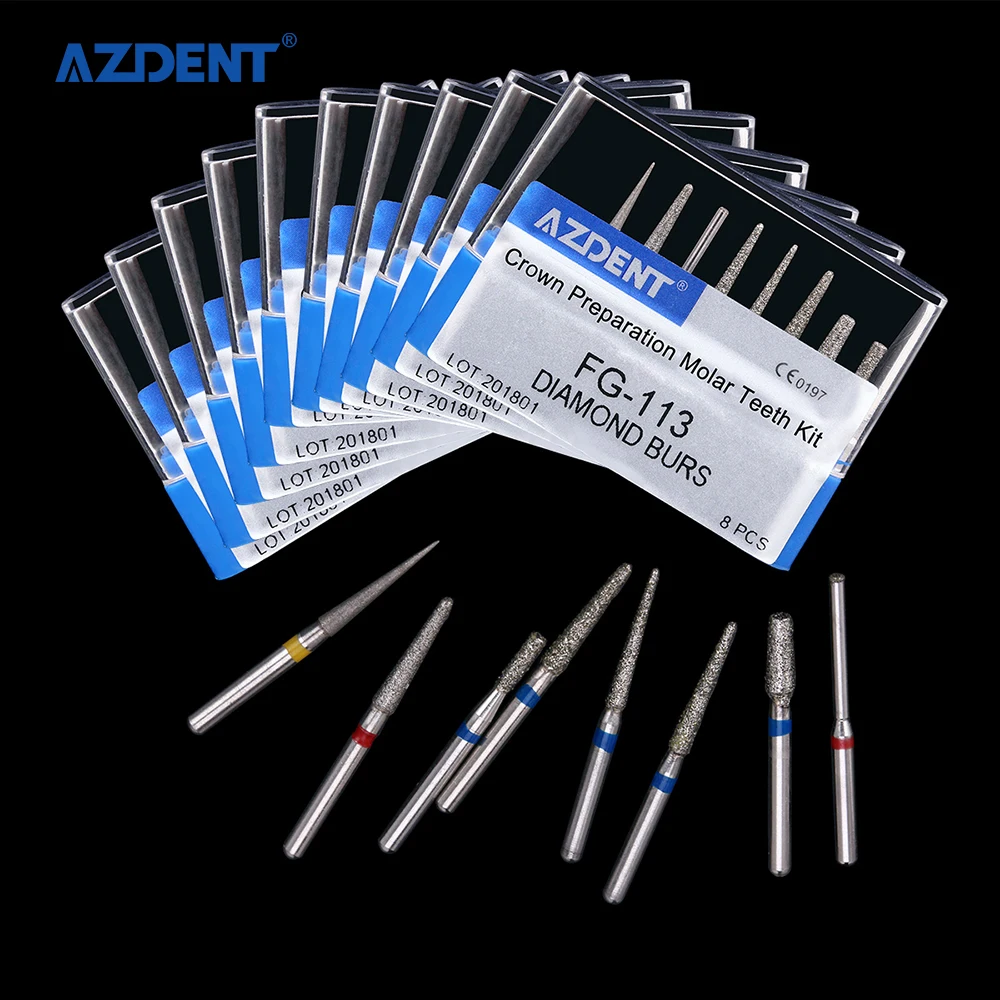 Dental Diamond Burs Kit Fg113 Crown Preparation Molar Teeth Kit Buy Dental Diamond Burs crown
