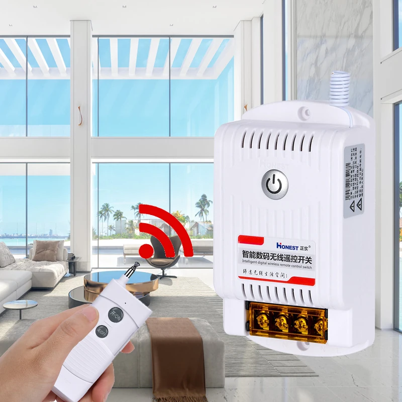 Дальний диапазон 12 В 40A 24 В DC 12 В реле пульт дистанционного управления сети Макс 30 А ток 220 В максимальное напряжение беспроводной пульт дистанционного управления