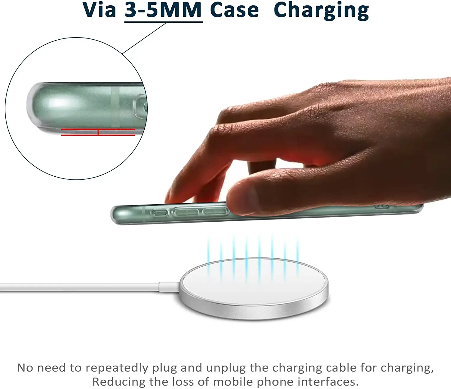 Новое поступление 2021 лидер продаж 15 Вт зарядное устройство aple типа C быстрое для телефона 12 Pro магнитное