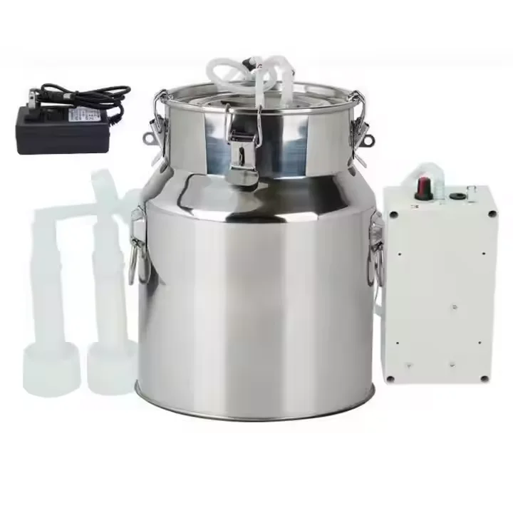 TEBAK Factory Price14L Cow Milking Machine Electric Speed Adjustable Goat Milking Machine for Cows Sheep