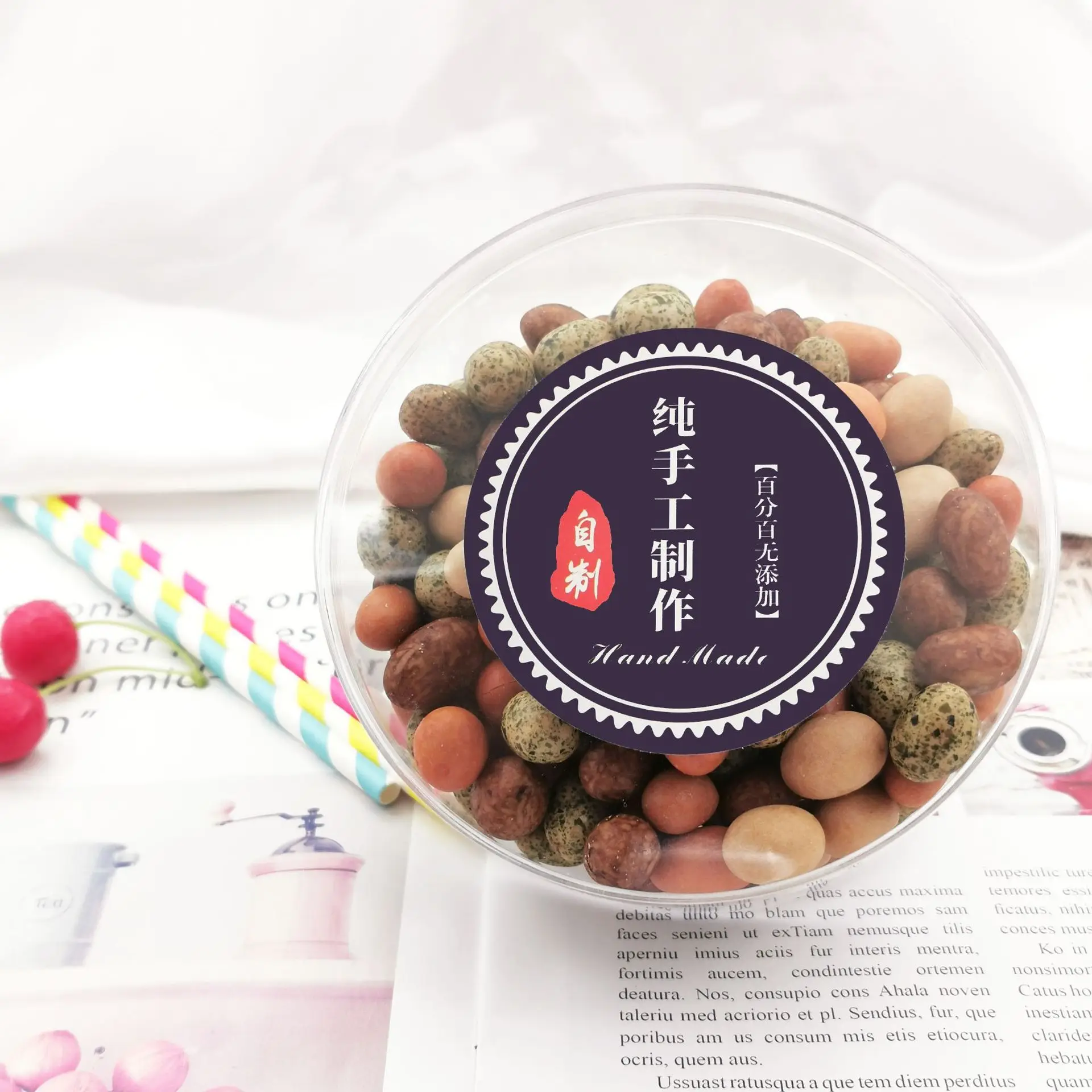 High Quality Round Plastic Food Containers Disposable Takeaway Dessert Cake Snack Packaging Box