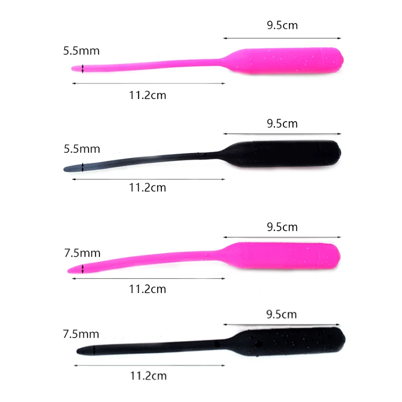 10-Speed Urethra Vibrators Vibrating Silicone Penis Plug for Men Sound Feature Sex Product
