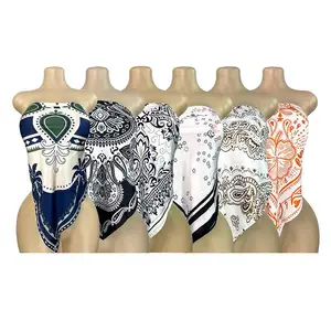 Dropshipping 2026 Summer Wholesale Hot Sexy Fashion Crop Top Sexy Scarf Women Tank Tops