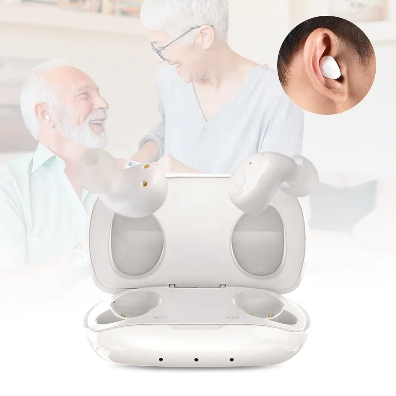 2022 Latest Gen Adaptive Noise Invisible Cic Mini Hearing Aids Device Ite Hearing Aids Rechargeable Amplifier For Seniors