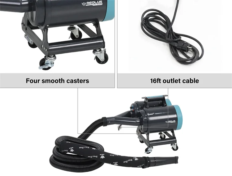 9hp Cb900cg Aeolus 2400w Dual Motor Dryer Car Blower Air Dryer After