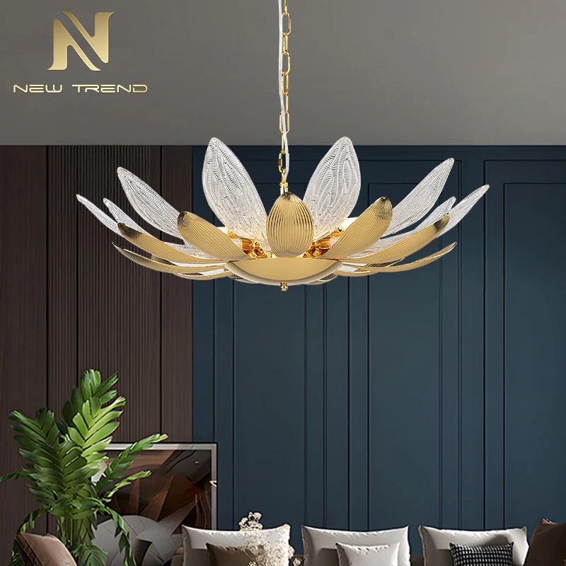 CPL-392 High Quality Indoor Decorate Home Villa Living Room Bedroom Custom Led Chandelier Pendant Light